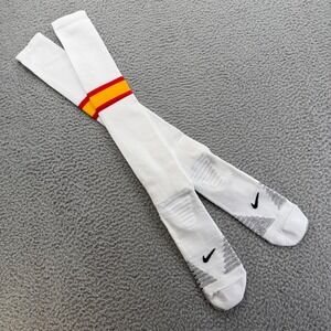 Nike Quick Grip Socks Men's 2XL White Red Kansas City Chiefs Team Issued NFL